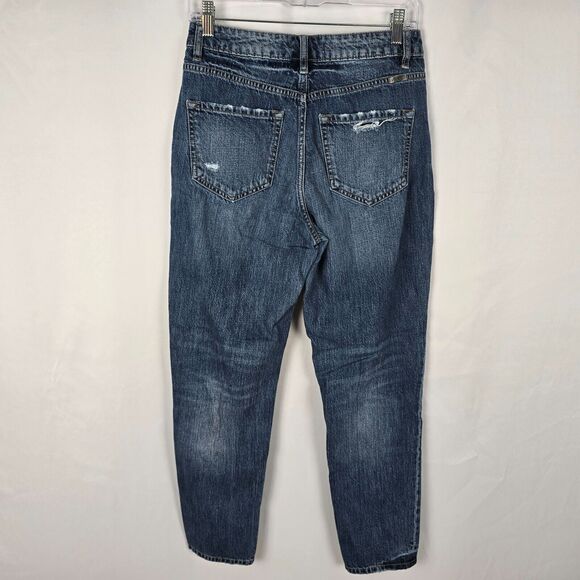 KanCan Jeans Women's 5 / 26 Blue Medium Wash HIgh Rise Ankle Distressed - Picture 7 of 16